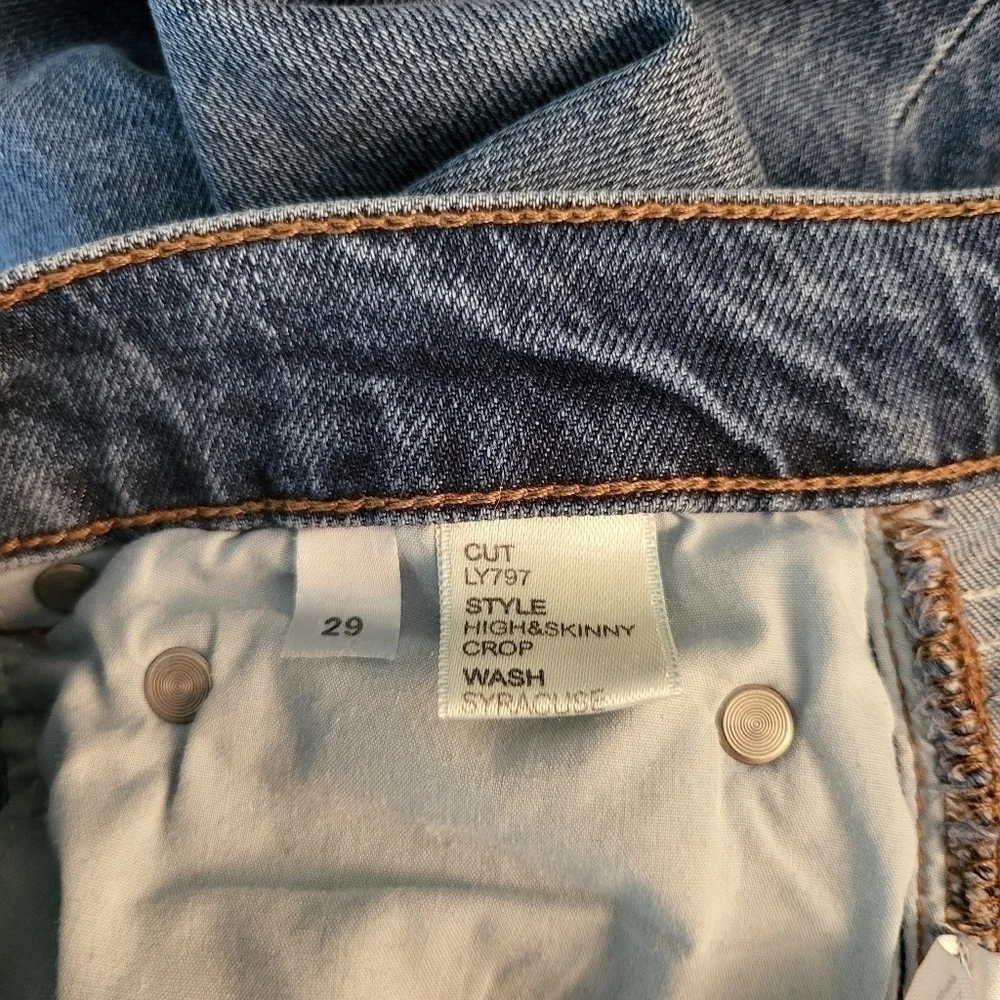 Reformation High And Skinny Jeans in Syracuse Wash Size 29